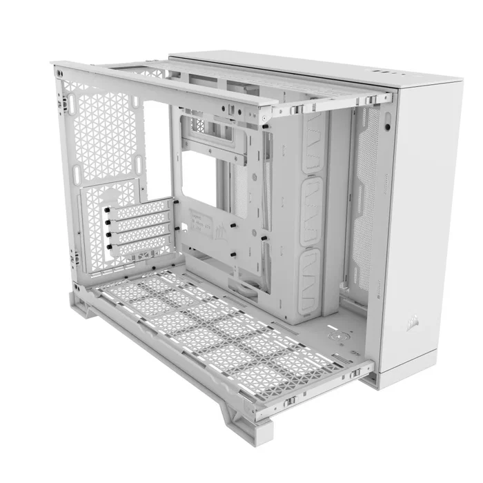 Corsair 2500X Torre Media ATX Blanco - CC-9011266-WW - Con Ventana de Vidrio Templado y Soporte para Refrigeración Líquida