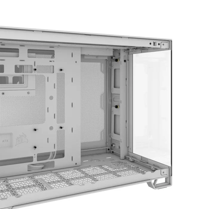 Corsair 2500X Torre Media ATX Blanco - CC-9011266-WW - Con Ventana de Vidrio Templado y Soporte para Refrigeración Líquida