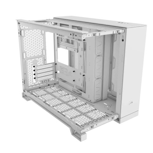 Corsair 2500X Blanco - Caja de PC de Doble Cámara con Vidrio Templado