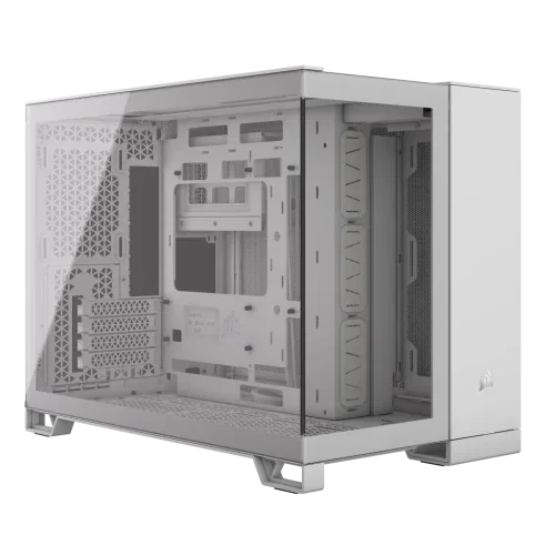 Corsair 2500X Blanco - Caja de PC de Doble Cámara con Vidrio Templado