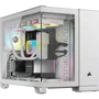 Corsair 2500X Blanco - Caja de PC de Doble Cámara con Vidrio Templado
