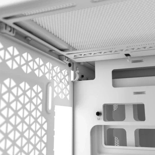 Corsair 2500X Blanco - Caja de PC de Doble Cámara con Vidrio Templado