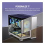Corsair 2500X Blanco - Caja de PC de Doble Cámara con Vidrio Templado