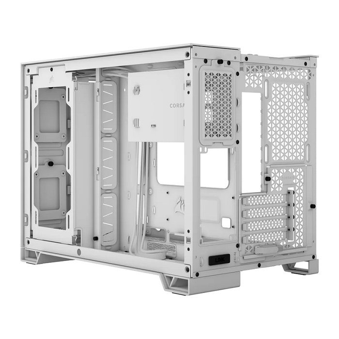 Corsair 2500X Blanco - Caja de PC de Doble Cámara con Vidrio Templado