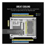 Corsair 2500X Blanco - Caja de PC de Doble Cámara con Vidrio Templado