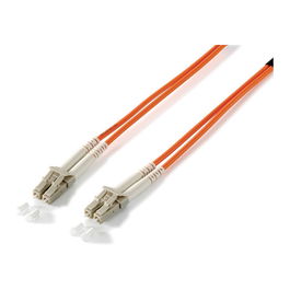 EQUIP Cable de Fibra Óptica LWL Patchkabel LC->LC 1.00m Multimodo Duplex OM2 Naranja LSZH