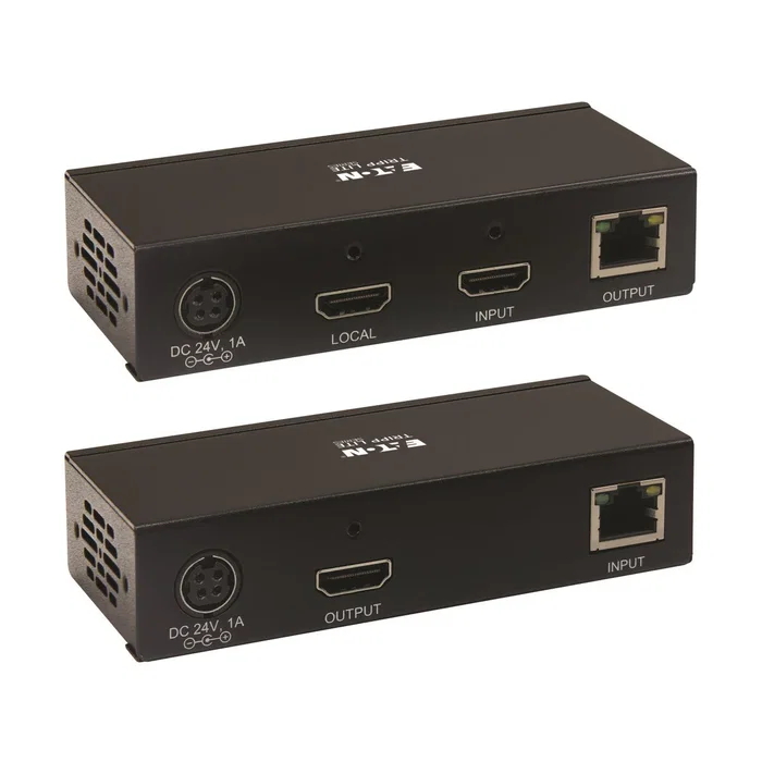Eaton Tripp Lite B127A-1A1-BHBH Extensor Audio/Video HDMI 4K 3840x2160 hasta 70m Transmisor y Receptor Negro