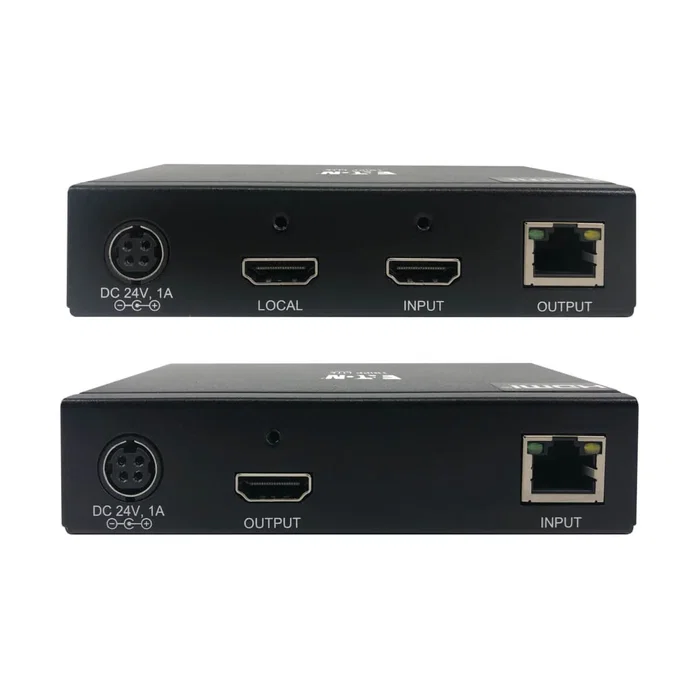 Eaton Tripp Lite B127A-1A1-BHBH Extensor Audio/Video HDMI 4K 3840x2160 hasta 70m Transmisor y Receptor Negro