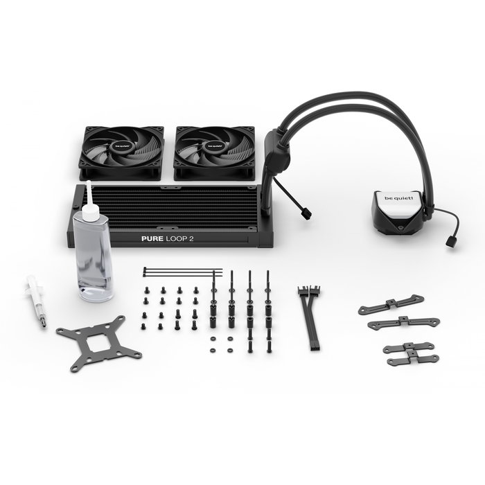 Be Quiet! Pure Loop 2 Refrigeración Líquida AIO 240mm RGB Negro - Compatible Intel y AMD