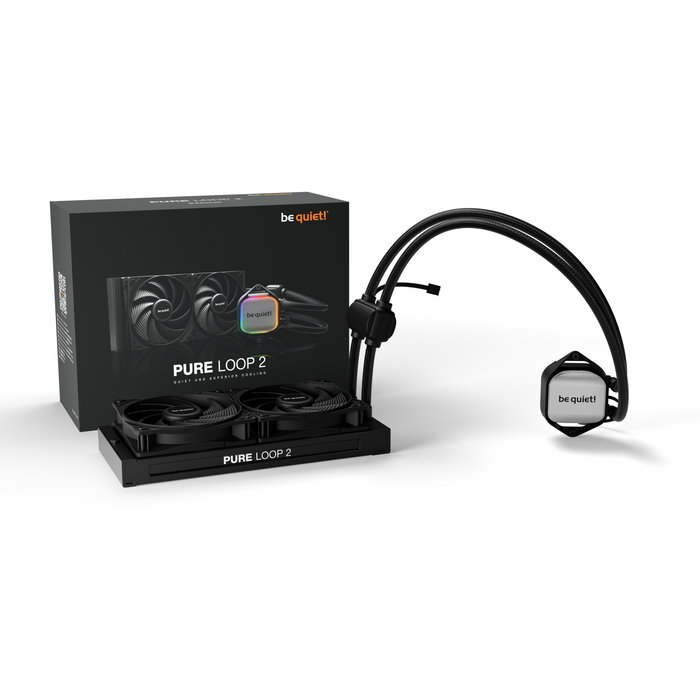 Be Quiet! Pure Loop 2 Refrigeración Líquida AIO 240mm RGB Negro - Compatible Intel y AMD