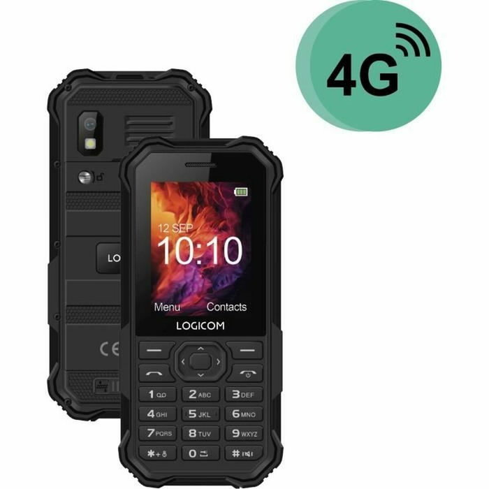 Teléfono Móvil Logicom XTREM_40_BK 2,4" Negro Teléfono Móvil Logicom XTREM_40_BK 2,4" Negro