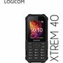 Teléfono Móvil Logicom XTREM_40_BK 2,4" Negro