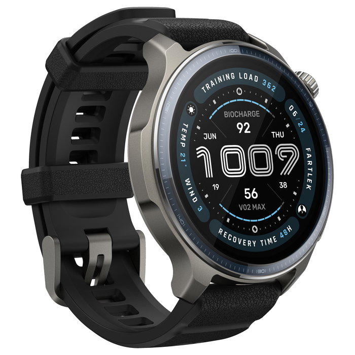 Amazfit Balance 2 Smartwatch 38mm Gris y Negro con Pantalla AMOLED de 1.5 pulgadas