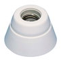 F-Line Portalámparas Superficie Recto Interior E27 4A 250V~ Porcelana Blanco