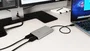 i-tec TB3DUAL4KDP Adaptador Gráfico Thunderbolt 3 a Dual DisplayPort, Soporta 5K 5120x2880 o 2x 4K 4096x2160 @ 60Hz para MacBook Pro, Dell XPS, HP, Lenovo - Gris