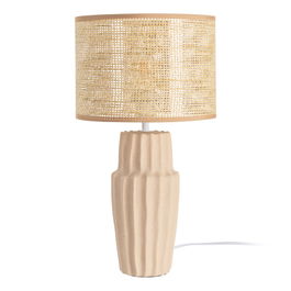 Lámpara Mesa Cerámica Iluminación 25 X 25 X 46 cm