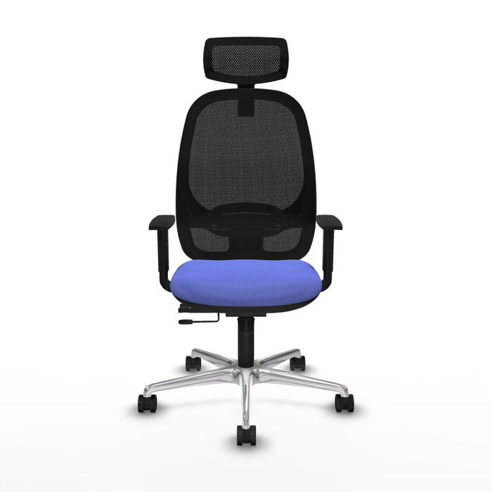 PIQUERAS Y CRESPO Silla de oficina Cilanco con mecanismo Sincro/Traslack, Azul claro y Negro PIQUERAS Y CRESPO Silla de oficina Cilanco con mecanismo Sincro/Traslack, Azul claro y Negro