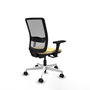PIQUERAS Y CRESPO Silla de oficina Haches con mecanismo Sincro/Traslack, Crema y Gris