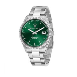 Maserati R8853100043 con esfera verde y correa gris