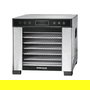 Rommelsbacher DA 650 Dörrautomat, Deshidratador de Alimentos 650W, 7 Bandejas, Área 5000 cm², LCD, Temporizador 99h, Acero Inoxidable, Negro