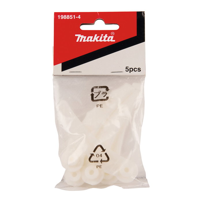 Makita 198851-4 Cuchillas de Repuesto de Plástico (5 unidades)