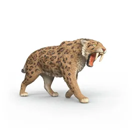 Schleich Dinosaurios Figura de Tigre Dientes de Sable 15054 - Juguete Coleccionable