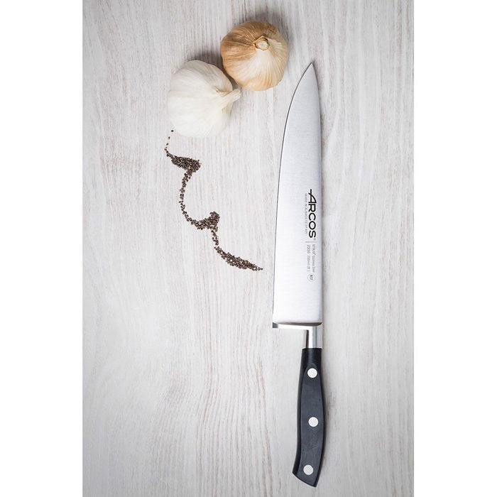 Arcos Cuchillo Cocinero Serie Riviera 200 mm Acero Inoxidable Nitrum Mango Polioximetileno Antibacteriano