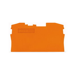 WAGO 2006-1292 Placa de terminación y entreplaca, 1 mm, naranja