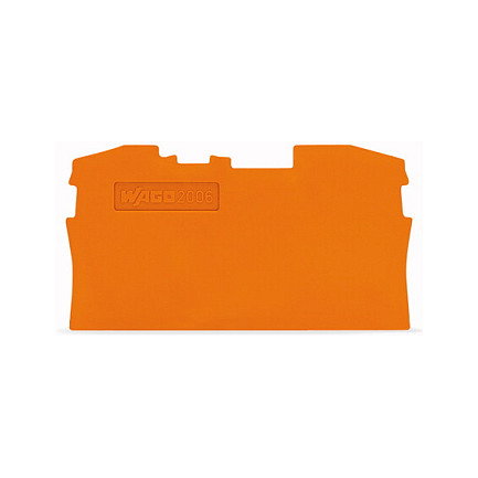 WAGO 2006-1292 Placa de cierre y de paso, 1 mm, naranja WAGO 2006-1292 Placa de cierre y de paso, 1 mm, naranja