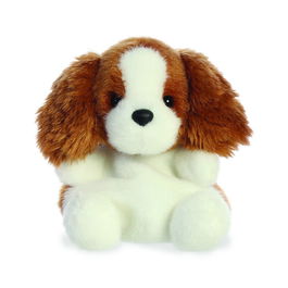 AURORA Peluche Charles Spaniel de la serie Palm Pals, 13 cm, juguete de peluche suave, Marcado CE