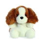 AURORA Peluche Charles Spaniel de la serie Palm Pals, 13 cm, juguete de peluche suave, Marcado CE