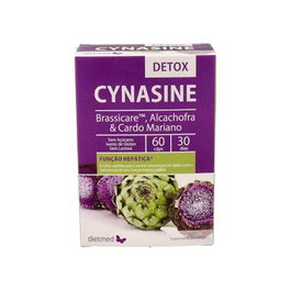 DIETMED Cynasine Detox 60 Cápsulas con Alcachofa, Diente de León y Cardo Mariano para el Metabolismo Hepático y Lipídico