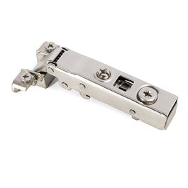 HERRAJES ALK Bisagra Clip Cam 105º para Puertas de Perfil Aluminio Codo Recto Cierre Amortiguado Acabado Níquel