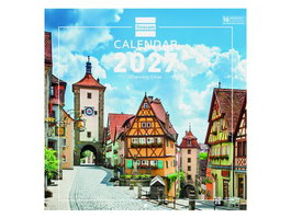 Finocam Calendario de Pared Internacional Charming 2027 con Imágenes Mensuales
