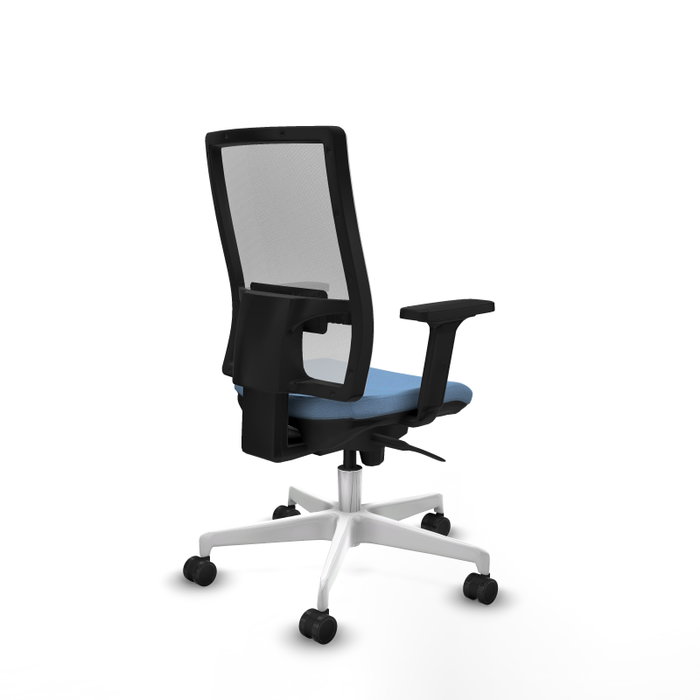 PIQUERAS Y CRESPO Silla de oficina Horna con mecanismo Sincro Azul cielo y Blanco PIQUERAS Y CRESPO Silla de oficina Horna con mecanismo Sincro Azul cielo y Blanco
