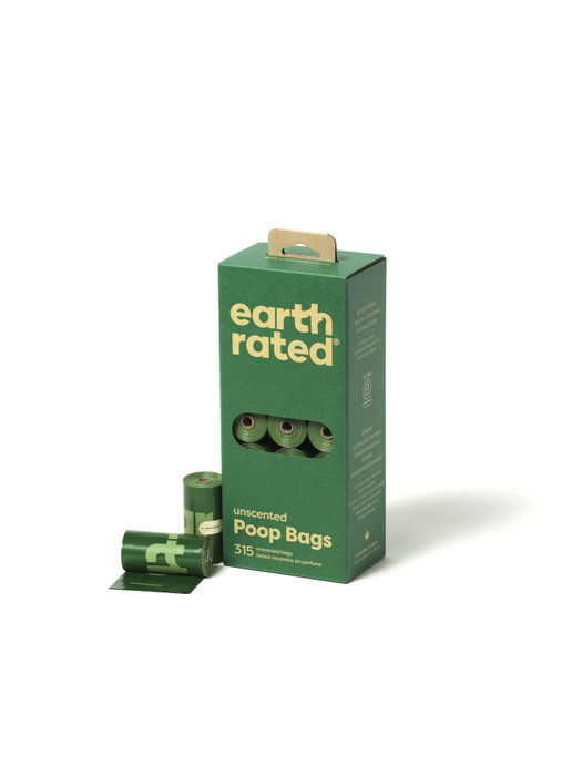 Earth Rated Rollos de Bolsas para Mascotas Sin Perfume 21 x 15 u