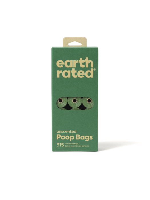 Earth Rated Rollos de Bolsas para Mascotas Sin Perfume 21 x 15 u