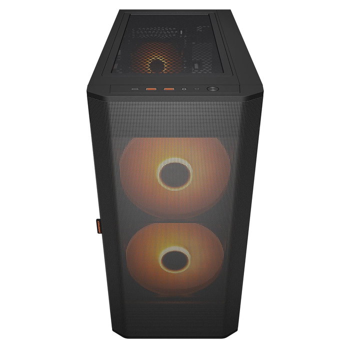 Caja pc cougar midi-tower airface flo, argb, negro cgr-5ya6b-rgb