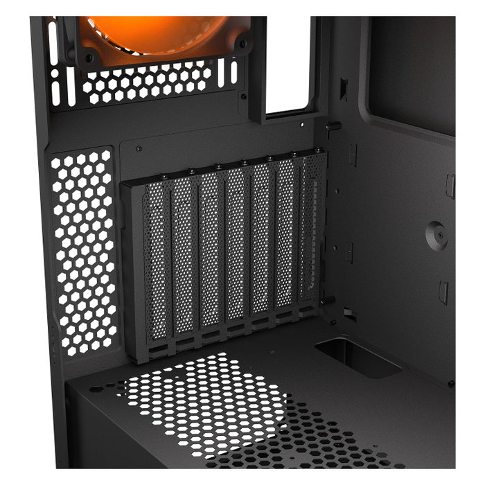 Cougar Caja PC Midi-Tower Airface Flo ARGB, Negro, Ventana de Cristal - CGR-5YA6B-RGB