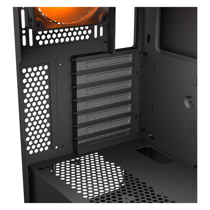 Cougar Caja PC Midi-Tower Airface Flo ARGB, Negro, Ventana de Cristal - CGR-5YA6B-RGB