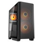 Cougar Caja PC Midi-Tower Airface Flo ARGB, Negro, Ventana de Cristal - CGR-5YA6B-RGB