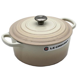 Le Creuset Signature Roaster Redondo 22 cm Color Meringue Creme - 21177227164430