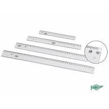 Faibo Regla Escolar 20 cm Transparente