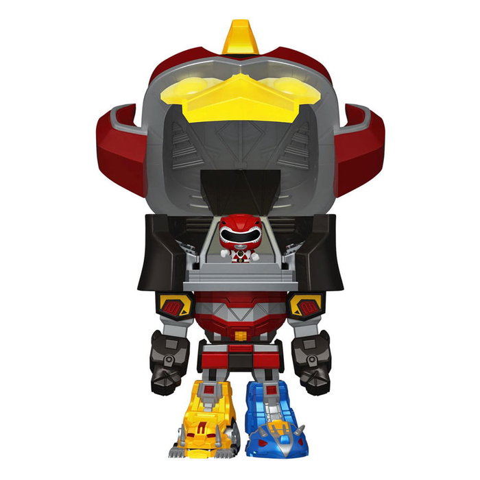 Mighty Morphin Power Rangers Pack de 4 Figuras Bitty POP! Bots PR-Megazord 2,5 cm