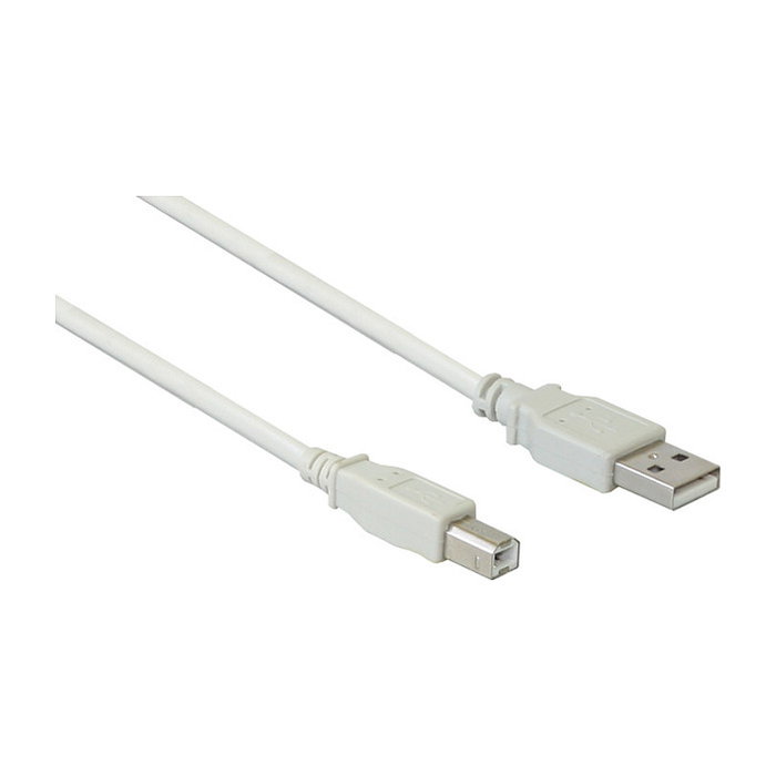 GoodConnections Cable USB 2.0 tipo A a tipo B, 0,5 m, Blanco GoodConnections Cable USB 2.0 tipo A a tipo B, 0,5 m, Blanco