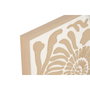 DKD Home Decor Cuadro Papel Maché 50x50 Conchas Surtido de 4 Unidades