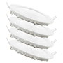 Pack 4 Placas LED 9W 900Lm 6000K Blanco Frío