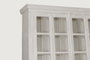 DKD Home Decor Vitrina Balines Nat 2c24 Decape Blanco 270x43x244 cm Teca Mango 8 Puertas