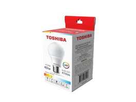 Toshiba Bombilla LED A60 E27 5.5W 3000K Blanco Cálido - Últimas Unidades