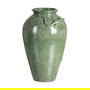 Jarrón Verde Cerámica Decoración 34 X 34 X 60 cm